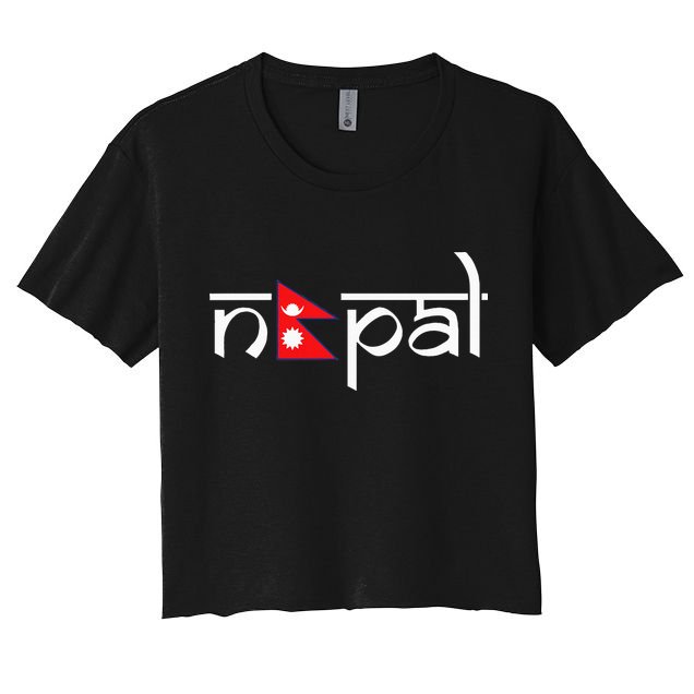 Nepal Flag Crop Top