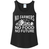 No Farmers No Food No Future Farmer Ladies Essential Tank