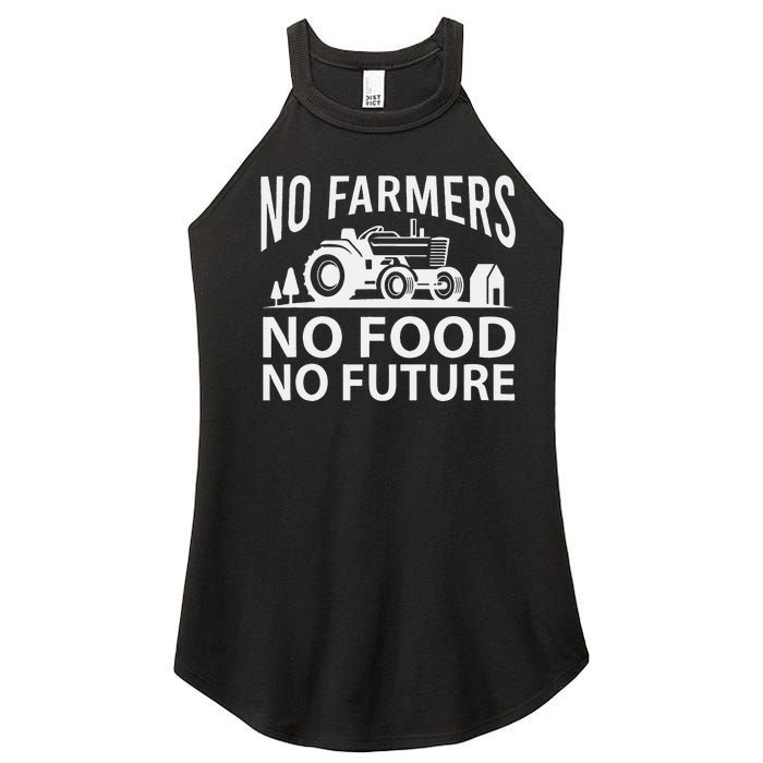 No Farmers No Food No Future Farmer Women's Perfect Tri Rocker Tank