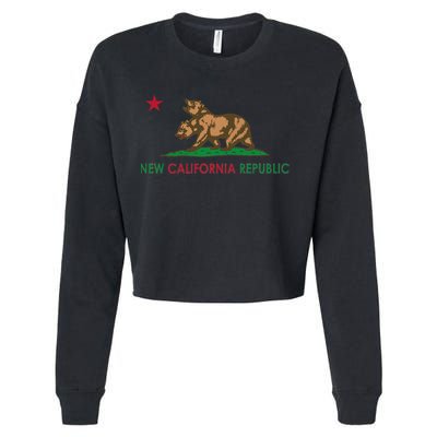 Ncr Flag Cropped Pullover Crew