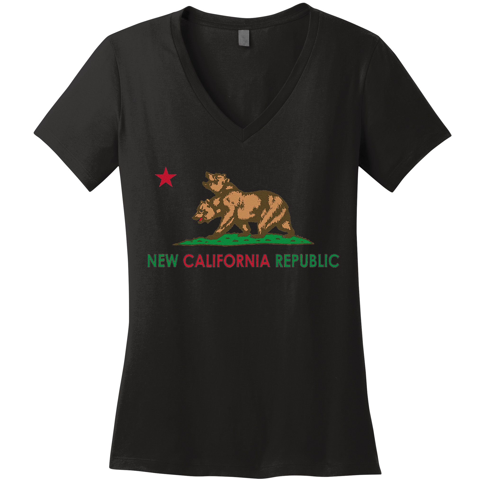 Ncr Flag Women's V-Neck T-Shirt