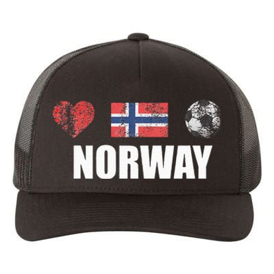 Norway Football Yupoong Adult 5-Panel Trucker Hat