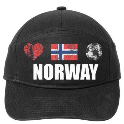 Norway Football 7-Panel Snapback Hat