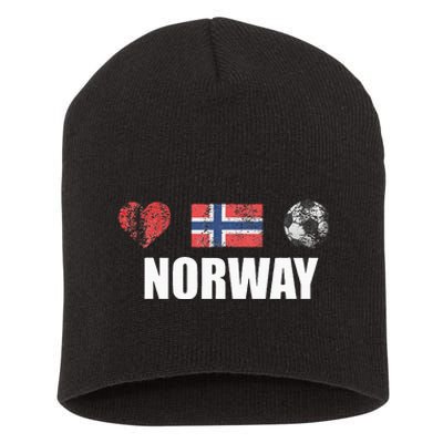 Norway Football Short Acrylic Beanie