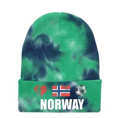 Norway Football Tie Dye 12in Knit Beanie