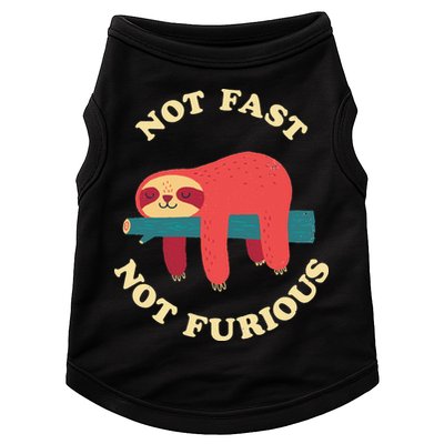 Not Fast Not Furious Doggie Tank
