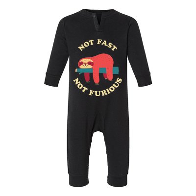 Not Fast Not Furious Infant Fleece One Piece