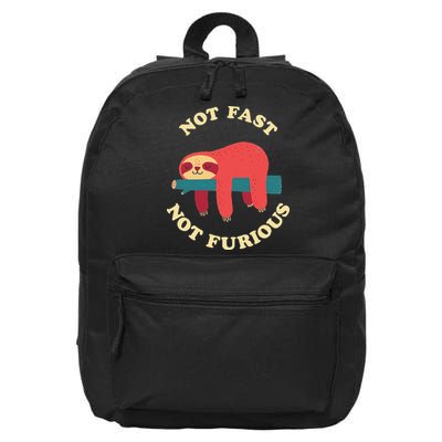 Not Fast Not Furious 16 in Basic Backpack