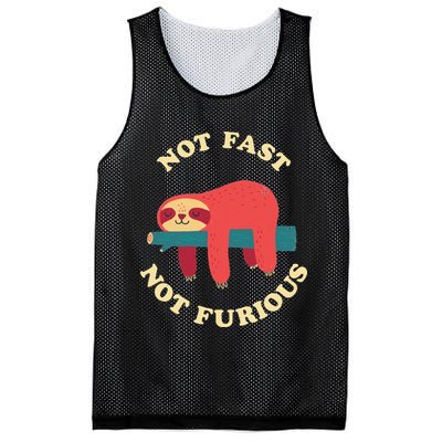 Not Fast Not Furious Mesh Reversible Basketball Jersey Tank