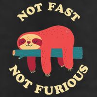 Not Fast Not Furious Golf Towel