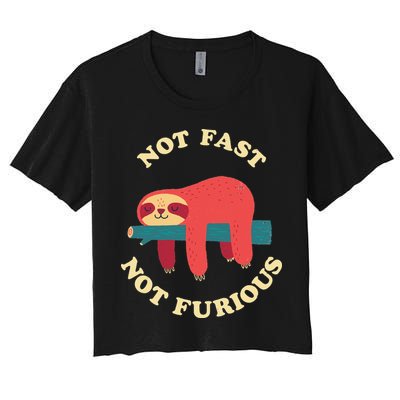 Not Fast Not Furious Crop Top