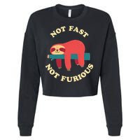 Not Fast Not Furious Cropped Pullover Crew