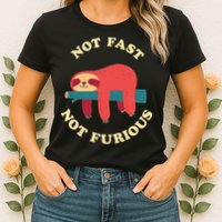 Not Fast Not Furious Womens T-Shirt