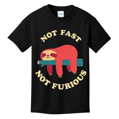 Not Fast Not Furious Kids T-Shirt
