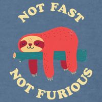Not Fast Not Furious Garment-Dyed Sweatshirt