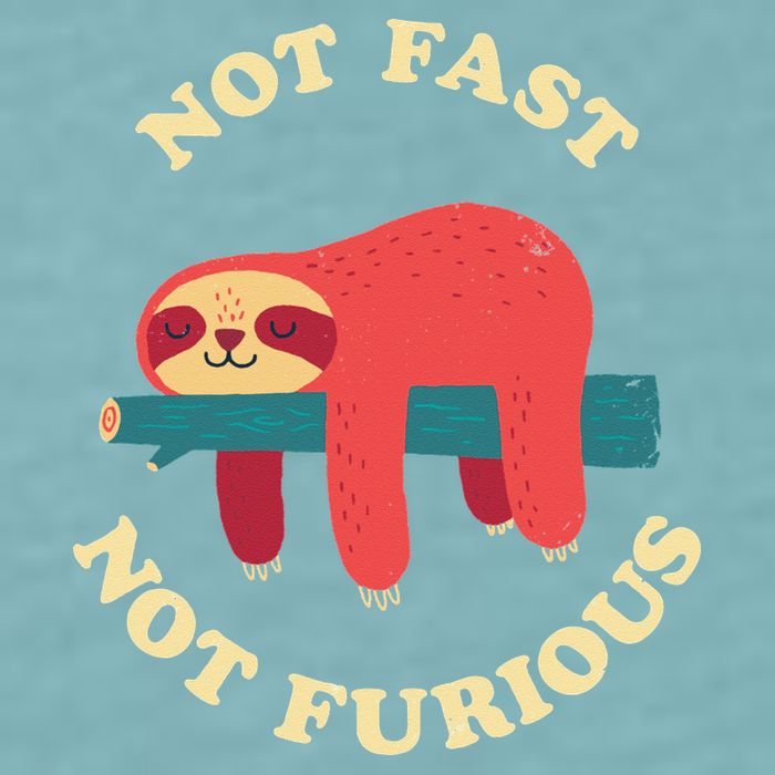 Not Fast Not Furious Sueded Cloud Jersey T-Shirt