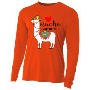 Nn Funny Nacho Valentines Day Costume Llama Lover Gift Meaningful Gift Cooling Performance Long Sleeve Crew