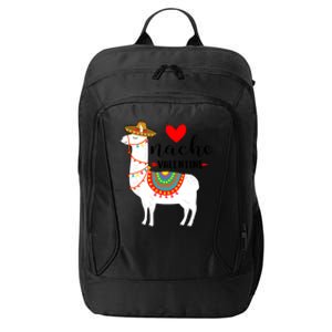 Nn Funny Nacho Valentines Day Costume Llama Lover Gift Meaningful Gift City Backpack