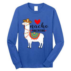 Nn Funny Nacho Valentines Day Costume Llama Lover Gift Meaningful Gift Long Sleeve Shirt