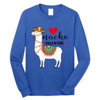 Nn Funny Nacho Valentines Day Costume Llama Lover Gift Meaningful Gift Long Sleeve Shirt