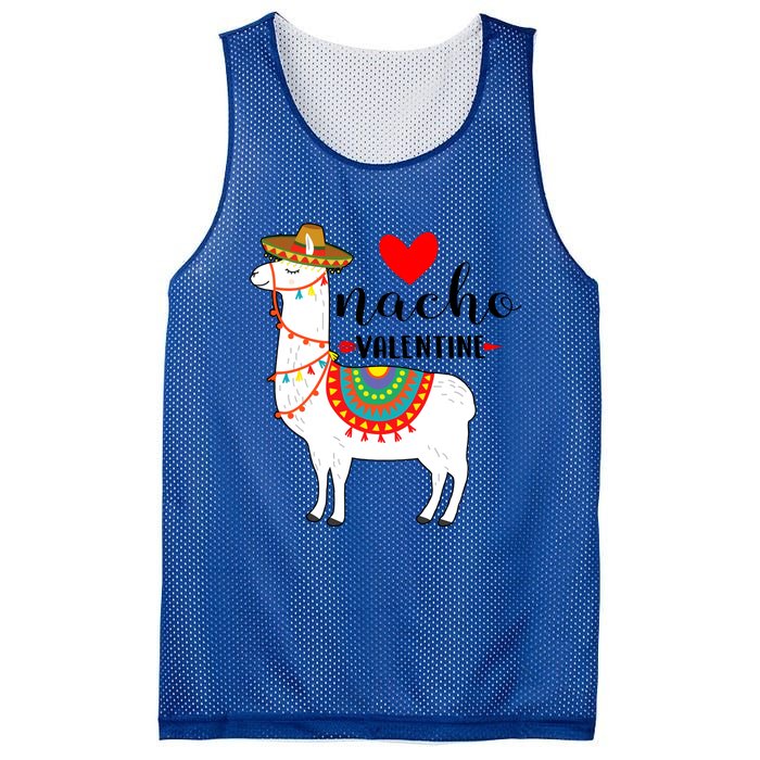 Nn Funny Nacho Valentines Day Costume Llama Lover Gift Meaningful Gift Mesh Reversible Basketball Jersey Tank