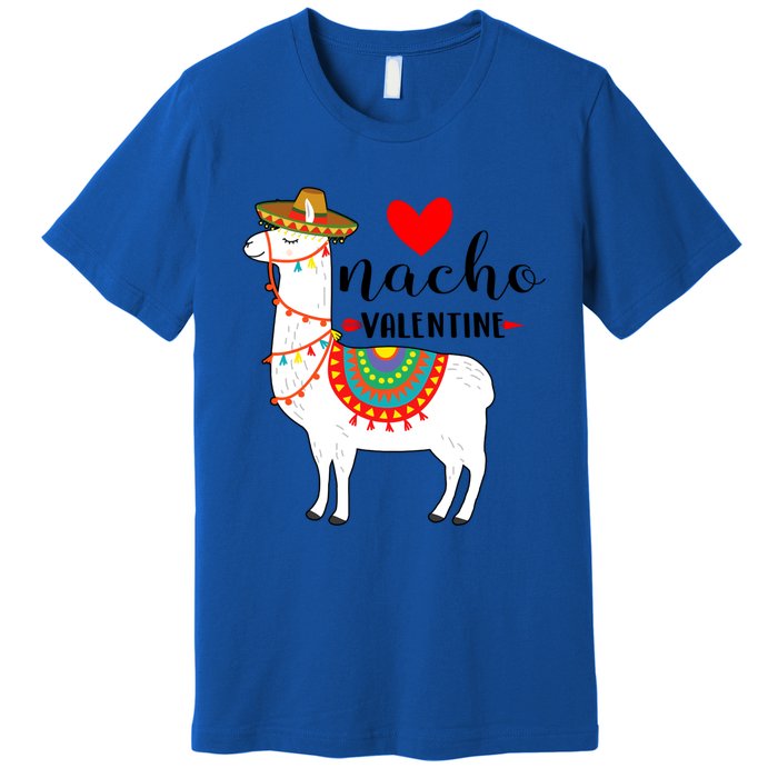 Nn Funny Nacho Valentines Day Costume Llama Lover Gift Meaningful Gift Premium T-Shirt