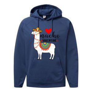 Nn Funny Nacho Valentines Day Costume Llama Lover Gift Meaningful Gift Performance Fleece Hoodie