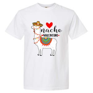 Nn Funny Nacho Valentines Day Costume Llama Lover Gift Meaningful Gift Garment-Dyed Heavyweight T-Shirt