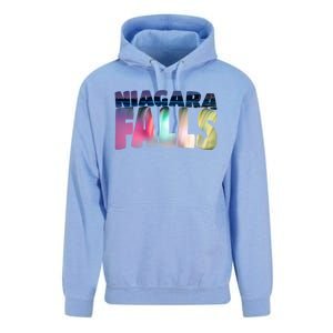 Niagara Falls Night Sweater Canada Usa Typography Souvenir Unisex Surf Hoodie