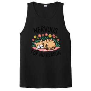 Nervous For No Reason Cat Lovers Pet Owner PosiCharge Competitor Tank