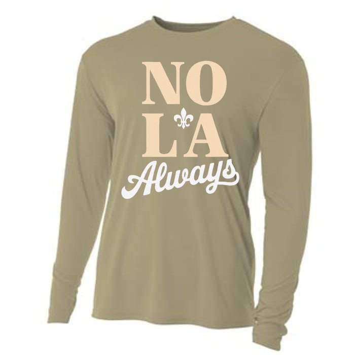 Never Forget New Orleans 2025 Nola Always Cooling Performance Long Sleeve Crew