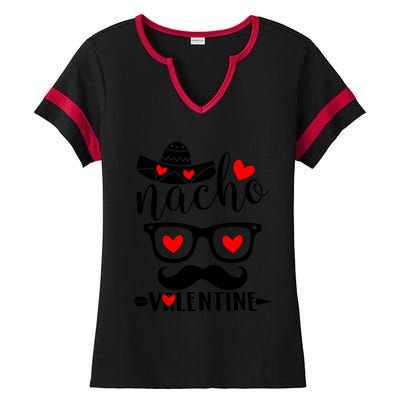 Nn Funny Nacho Valentines Day Costume Couple Matching Great Gift Ladies Halftime Notch Neck Tee