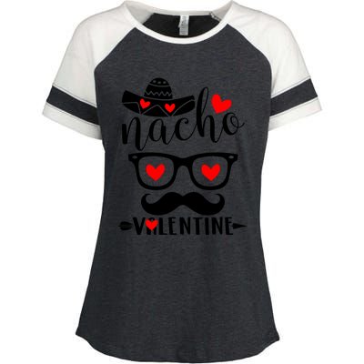 Nn Funny Nacho Valentines Day Costume Couple Matching Great Gift Enza Ladies Jersey Colorblock Tee