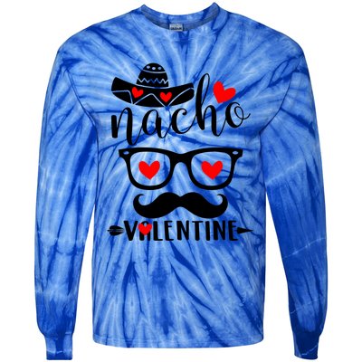 Nn Funny Nacho Valentines Day Costume Couple Matching Great Gift Tie-Dye Long Sleeve Shirt