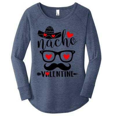 Nn Funny Nacho Valentines Day Costume Couple Matching Great Gift Women's Perfect Tri Tunic Long Sleeve Shirt