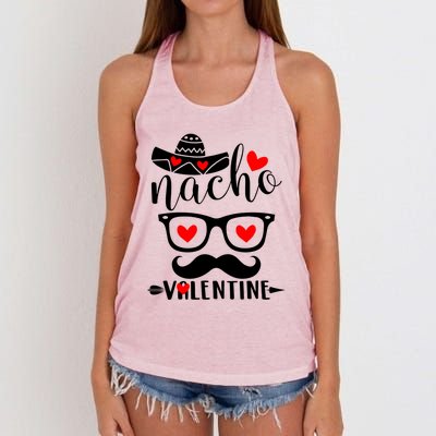 Nn Funny Nacho Valentines Day Costume Couple Matching Great Gift Women's Knotted Racerback Tank