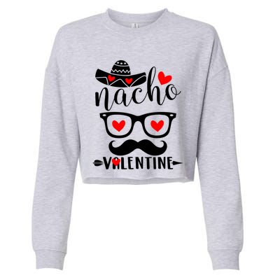 Nn Funny Nacho Valentines Day Costume Couple Matching Great Gift Cropped Pullover Crew