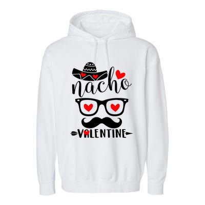 Nn Funny Nacho Valentines Day Costume Couple Matching Great Gift Garment-Dyed Fleece Hoodie