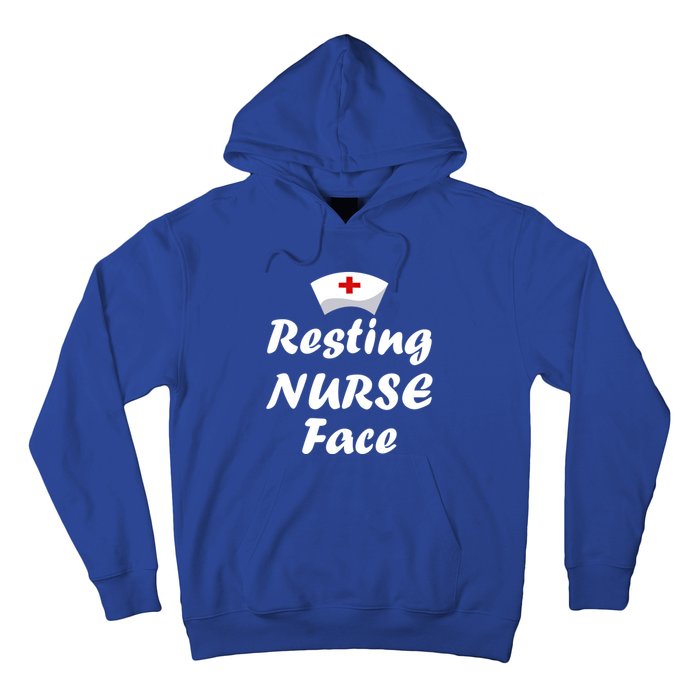 Nurse Funny Nursing Resting Nurse Face Gift Hoodie