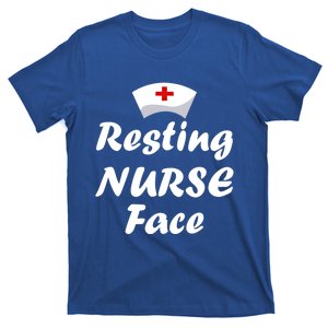 Nurse Funny Nursing Resting Nurse Face Gift T-Shirt