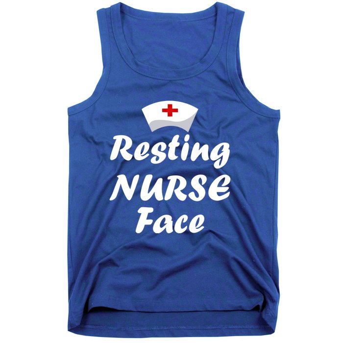 Nurse Funny Nursing Resting Nurse Face Gift Tank Top