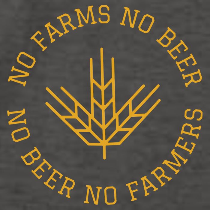 No Farms No Beer No Farmers Support Local Farm Bartender Vector Backpack