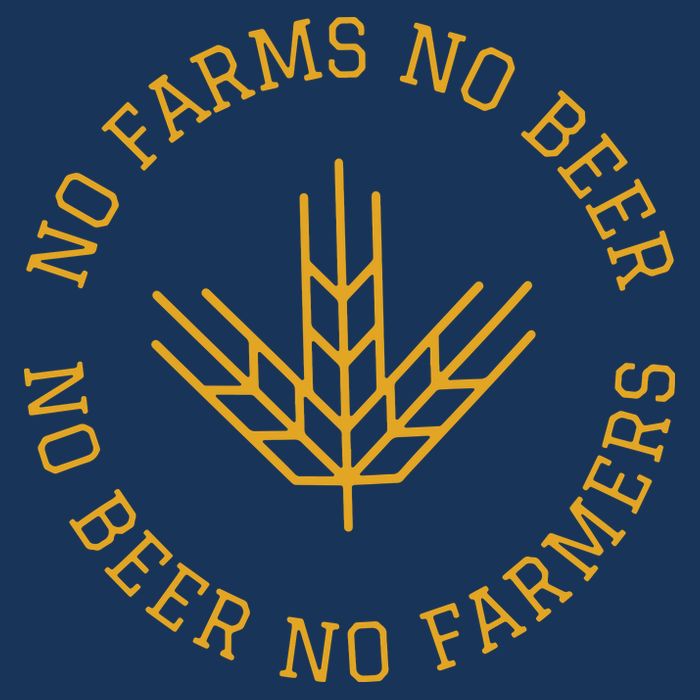 No Farms No Beer No Farmers Support Local Farm Bartender Short Acrylic Beanie