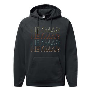 Neymar First Name My Personalized Named Performance Fleece Hoodie