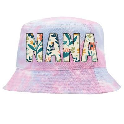 Nana Floral Tie-Dyed Bucket Hat