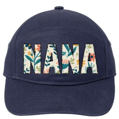 Nana Floral 7-Panel Snapback Hat