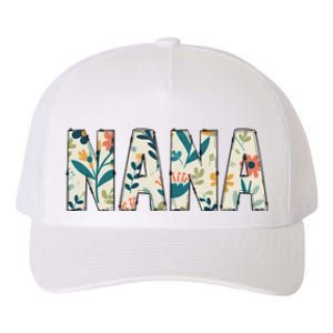 Nana Floral Yupoong Adult 5-Panel Trucker Hat