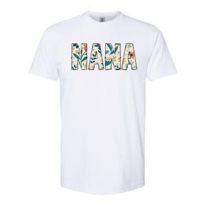 Nana Floral Softstyle® CVC T-Shirt