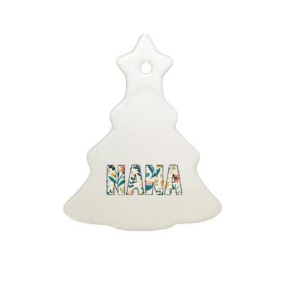 Nana Floral Ceramic Tree Ornament