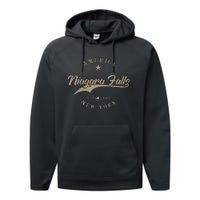 Niagara Falls New York Performance Fleece Hoodie